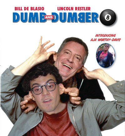 Dumb & Dumber: The de Blasio double standard