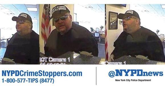 BERRY BITS: Have you seen this man? One bank bandit busted
