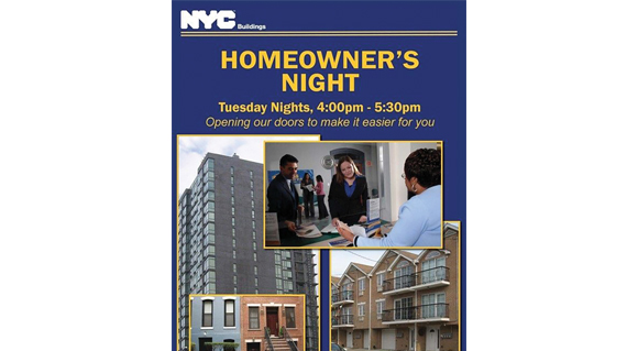 BERRY BITS: NYC buildings department  hosts Homeowners Night