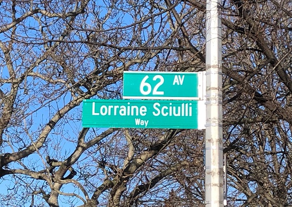 62nd Avenue co-named for Lorraine Sciulli