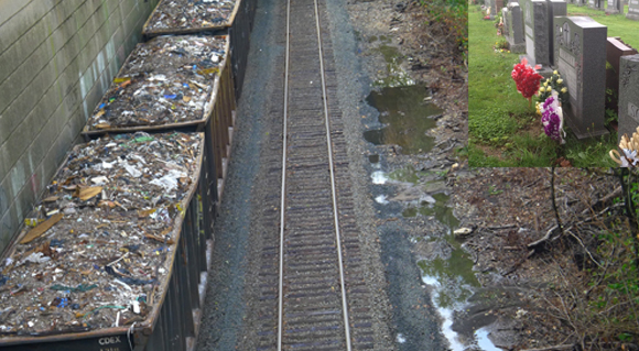 City Inspector Targets Cemetery ...Gives Railroads Free Pass