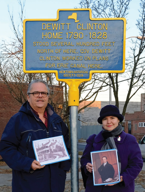 Historic Marker Dedicated to DeWitt Clinton Home Installed in Maspeth