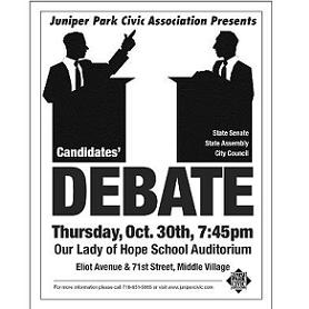 Juniper Civic hosts candidates' debate tonite