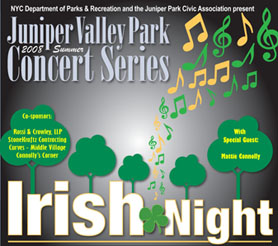 Juniper Park 2008 Summer Concert Series Ends With Irish Night August 21st