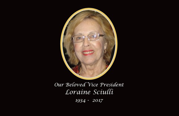 Our Beloved Vice President Loraine Sciulli 1934 - 2017