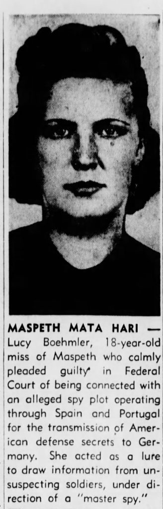 The Mata Hari of Maspeth