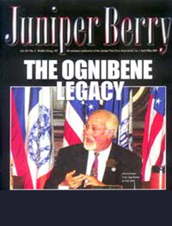 The Juniper Berry April 2001 Cover