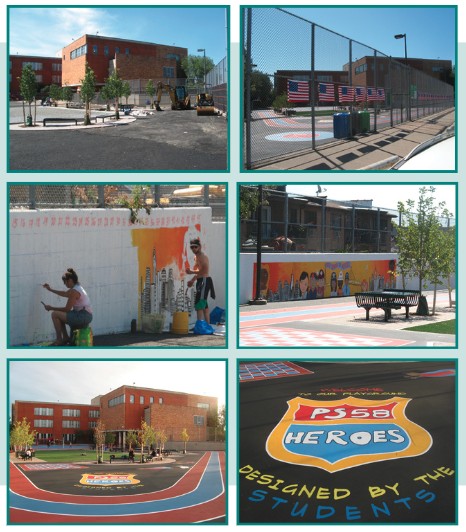 The transformation of PS58's schoolyard
