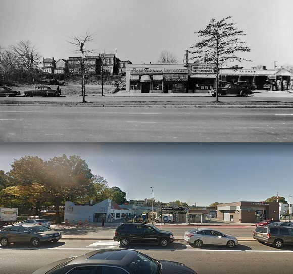 Yesterday & Today: Woodhaven Blvd at Myrtle Ave