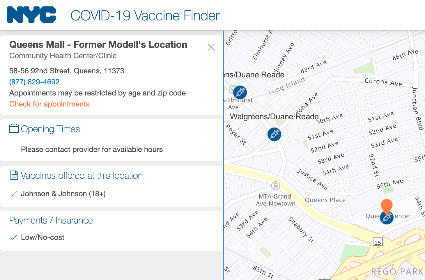 Queens Center Mall becomes vaccine site