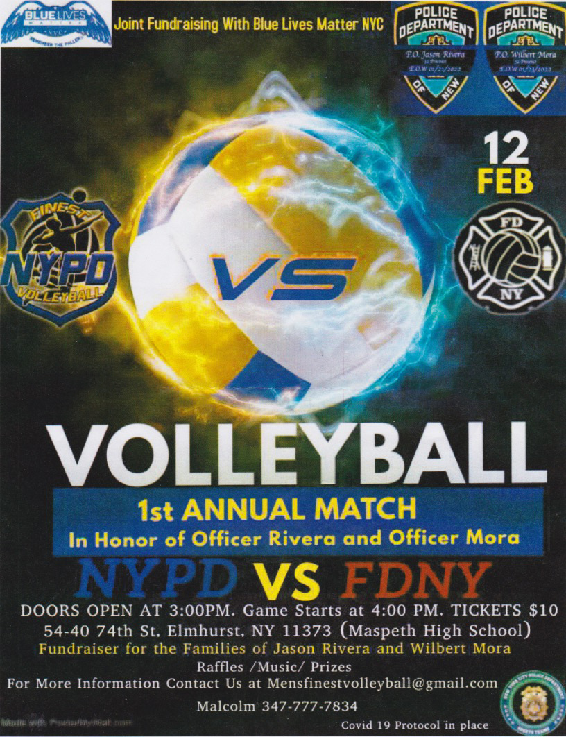 Volleyball match to honor Officers Rivera and Mora