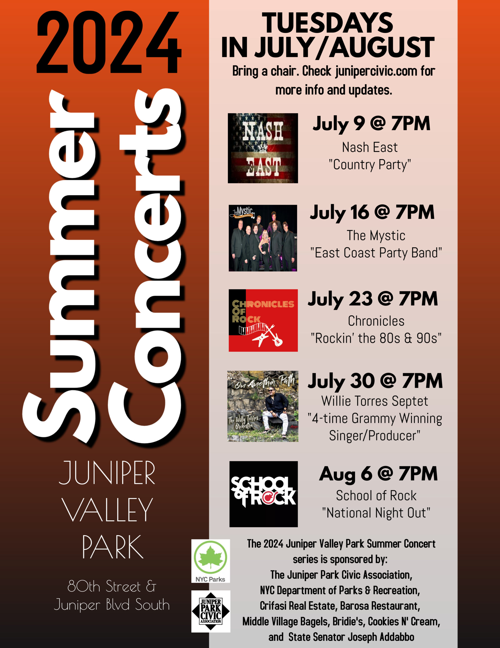 National Night Out entertainment and food cancelled due to weather
