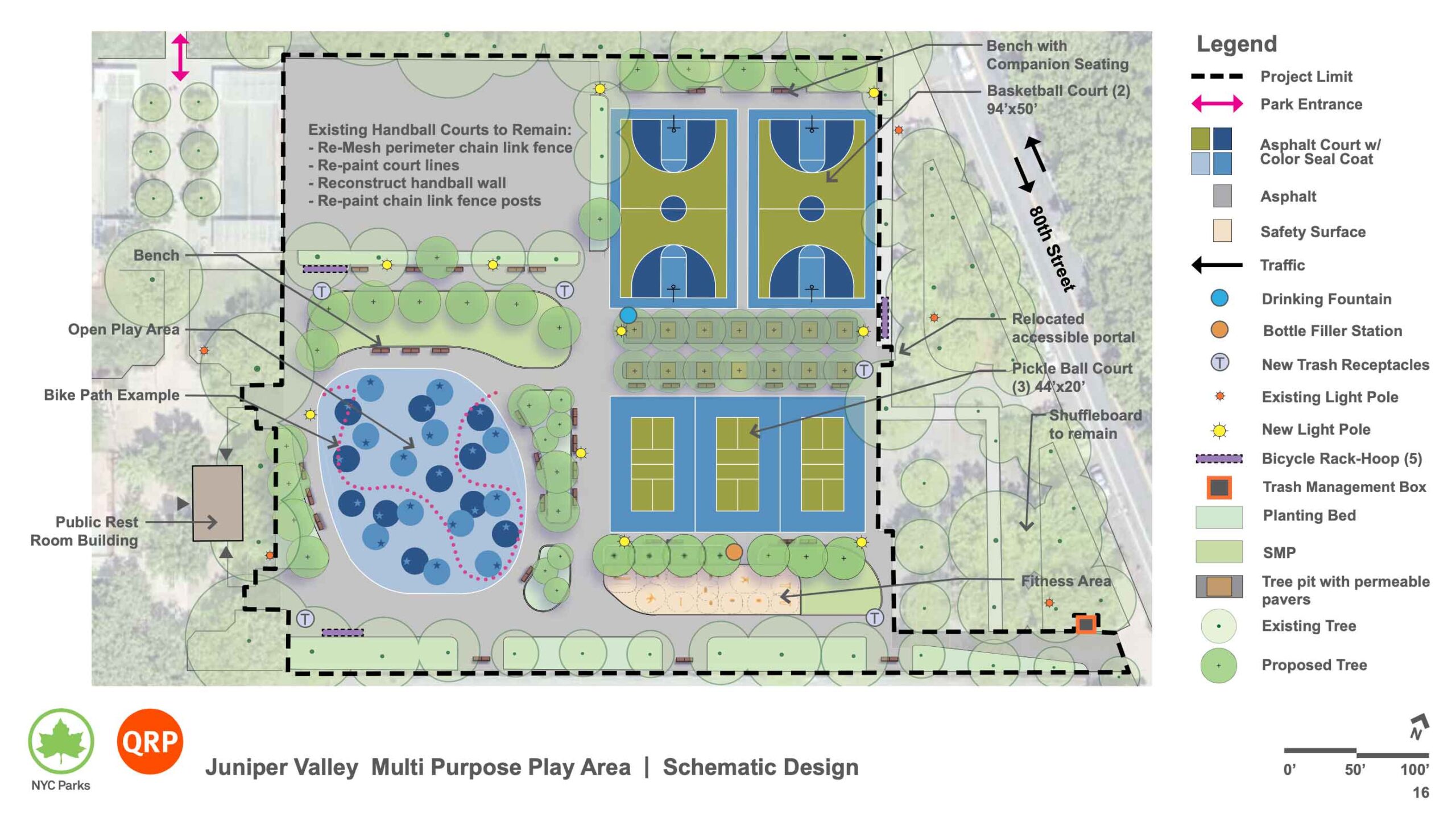 Meeting regarding reconstruction of Juniper Valley Park blacktop