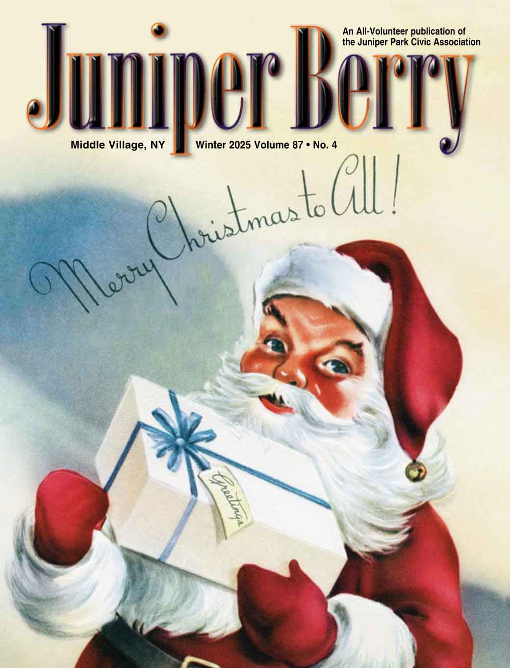 The Juniper Berry December 2025 Cover