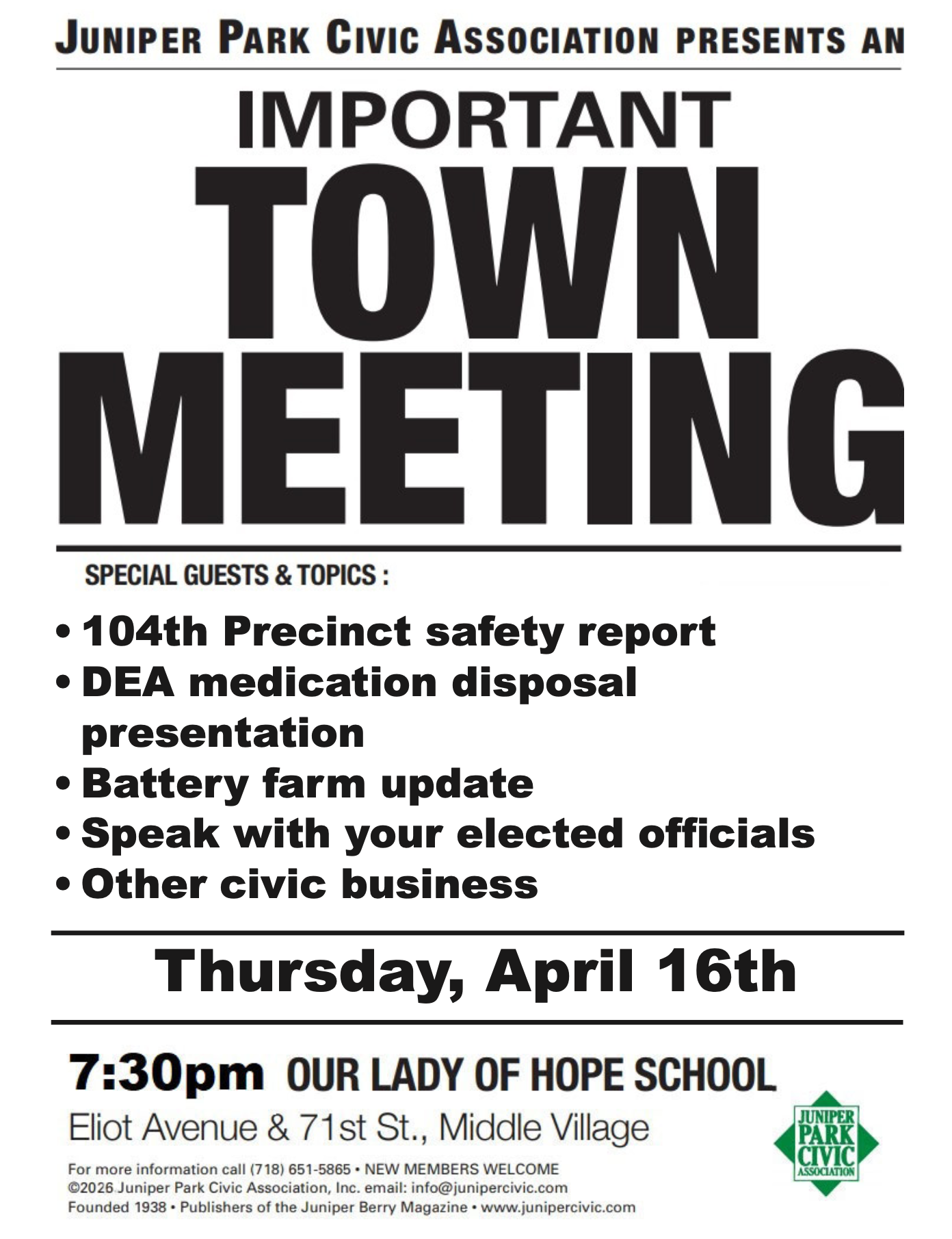 Join us at our April 2026 meeting