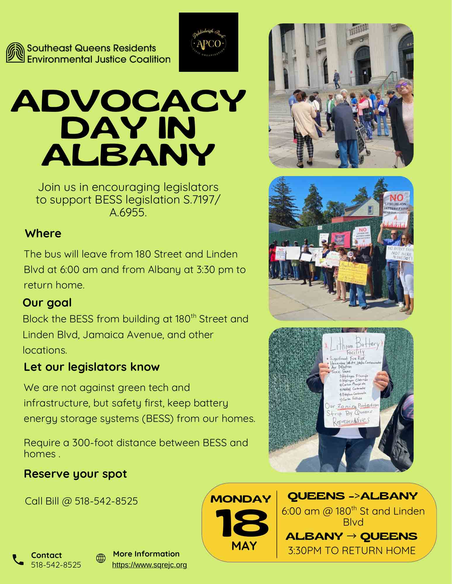 Albany Battery Farm Advocacy Day May 18
