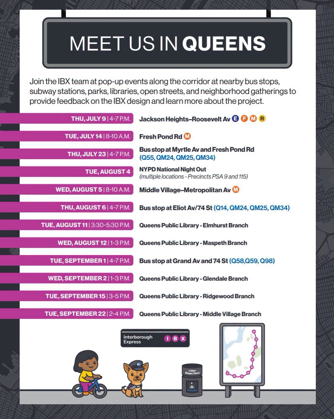 MTA summer pop-up events