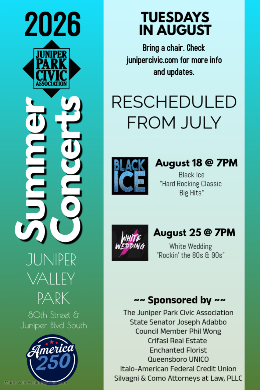 Rescheduled concert dates