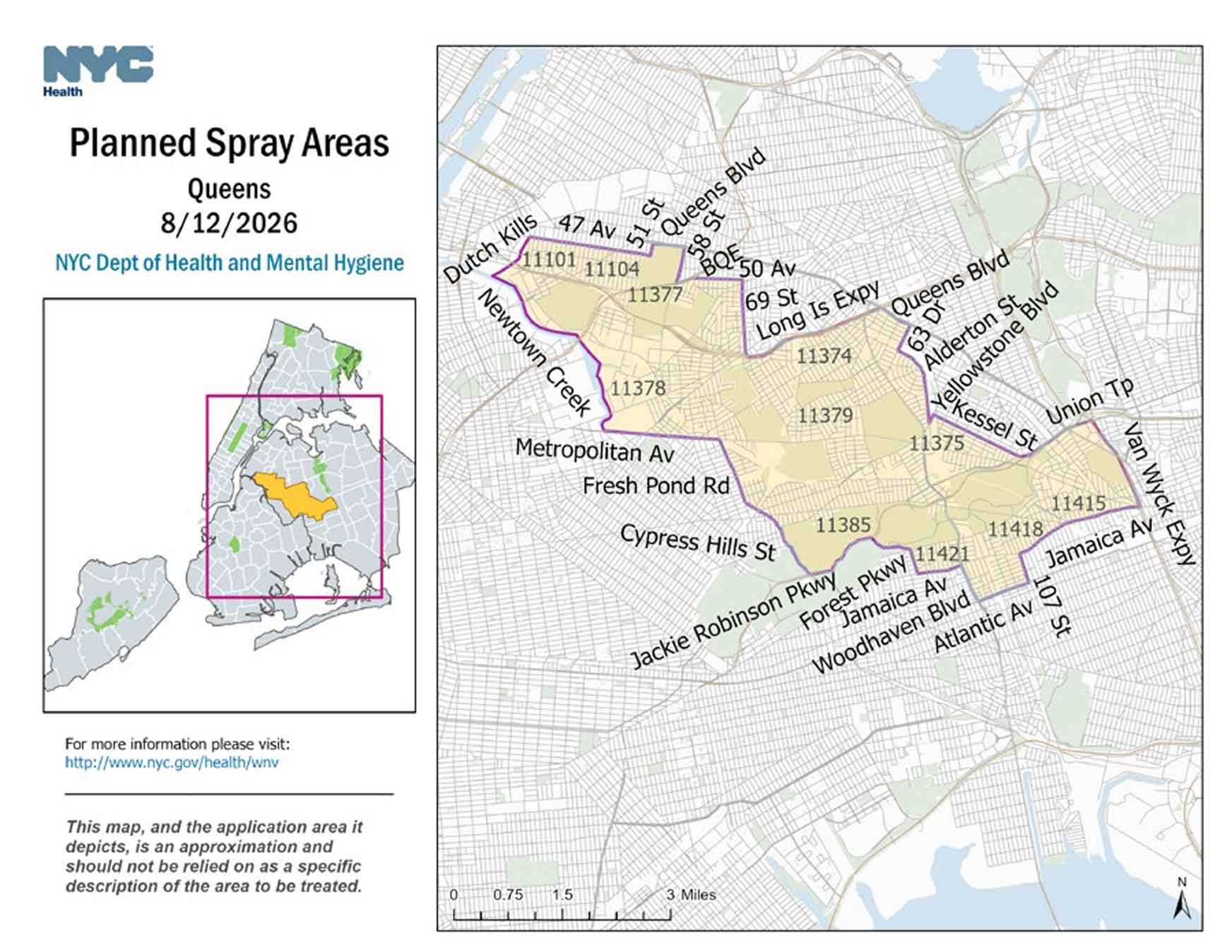 Mosquito spraying August 12